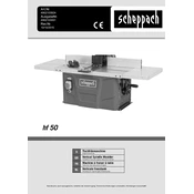 Scheppach HF 50 4902103924 Milling Machine manual cover