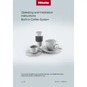 Miele CVA 7440 Coffee Machine manual cover