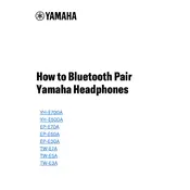 Yamaha TW-E3 Headphones manual cover