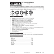 Sealey SA58.V2 Screwdriver manual cover