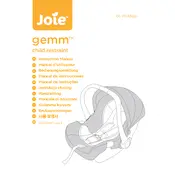 Joie Gemm Car Seat manual cover