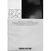 Yamaha Electone FS-50 Keyboard manual cover