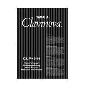 Yamaha Clavinova CLP-311 Piano manual cover