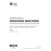 LG WT7305CV WT7405CV.ASSEUUS Washing Machine manual cover