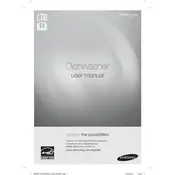 Samsung DMT800RHB Dishwasher manual cover