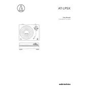 Audio-Technica AT-LP5X Turntable manual cover