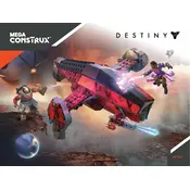 Mega Construx Mattel Destiny Cabal Thresher Gunship FVG42 Construction Set manual cover