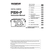 Olympus Pen-F manual cover