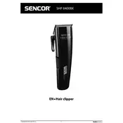 Sencor SHP 8400BK Clipper manual cover