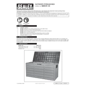 Sealey SBSC01.V2 Storage Box manual cover