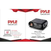 Pyle PRJLE64 Projector manual cover