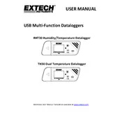 Flir Extech RHT30 Datalogger manual cover