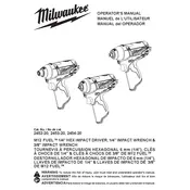 Milwaukee M12 Fuel 2452-20 Wrench manual cover