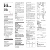 Casio DJ-120D Calculator manual cover