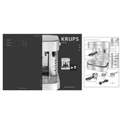 Krups XP6020 Coffee Machine manual cover