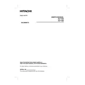 Hitachi 26LD8000TA Television manual cover