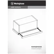 Westinghouse WRR626SB Hood manual cover