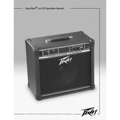 Peavey TransTube 110 EFX Amplifier manual cover