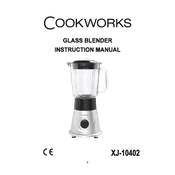 Cookworks 4237336 XJ-10402 Blender manual cover