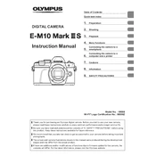 Olympus E-M10 Mark III S IM006 manual cover