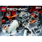 LEGO Technic 8512 Construction Set manual cover