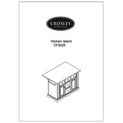 Crosley CF3025 Kitchen Island manual cover