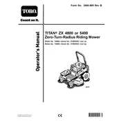 Toro Titan ZX 4800 74846 Mower