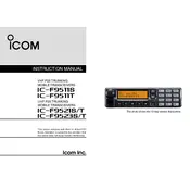 Icom IC-F9511S Transceiver manual cover