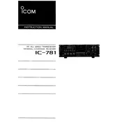 Icom IC-781 Receiver manual cover