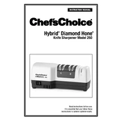 Chef's Choice 250 Sharpener manual cover