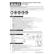 Sealey SA141 Impact Wrench manual cover