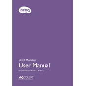 BenQ PD Series manual cover