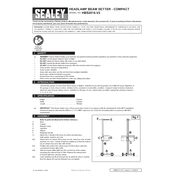 Sealey HBS2010.V2 Beam Setter manual cover