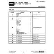 Toro DH 210 74585 Tractor