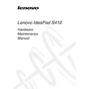 Lenovo IdeaPad S410 Laptop manual cover