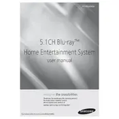 Samsung HT-H6500WM Home Theater System manual cover