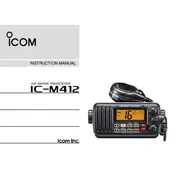 Icom IC-M412 Transceiver manual cover