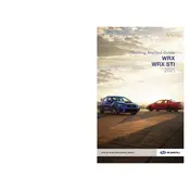 Subaru WRX Base 2021 Sports Car manual cover