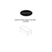 Crosley CO7209 Table manual cover