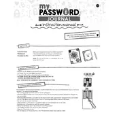 Radica Mattel My Password Journal 9 CKT10 Toy manual cover