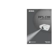 Yamaha DPX-1300 Projector manual cover