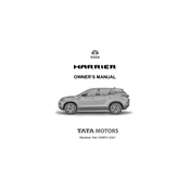 Tata Harrier BS4 Car manual cover