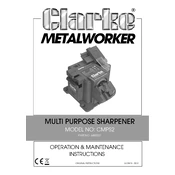 Clarke 6480237 CMPS2 Multi Purpose Sharpener manual cover