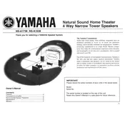 Yamaha NS-A1638 Speaker manual cover