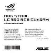 ASUS ROG STRIX LC 360 RGB GUNDAM EDITION Cooler manual cover