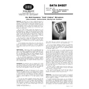 Shure 55S 1951 Microphone manual cover