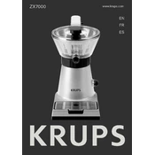 Krups ZX700042 Juicer manual cover