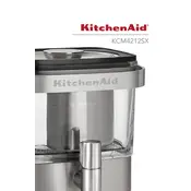 KitchenAid KCM4212SX Coffee Maker manual cover