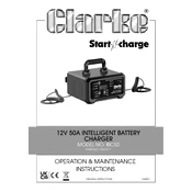 Clarke 6267017 IBC50 12V 50A Intelligent Battery Charger manual cover