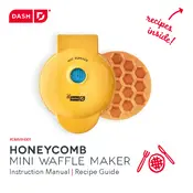 Dash DMWH001 Honeycomb Mini Waffle Maker manual cover